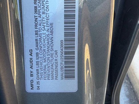 Used 2025 Audi A5 2.0T Premium Plus Sedan w/ Premium Plus image 23