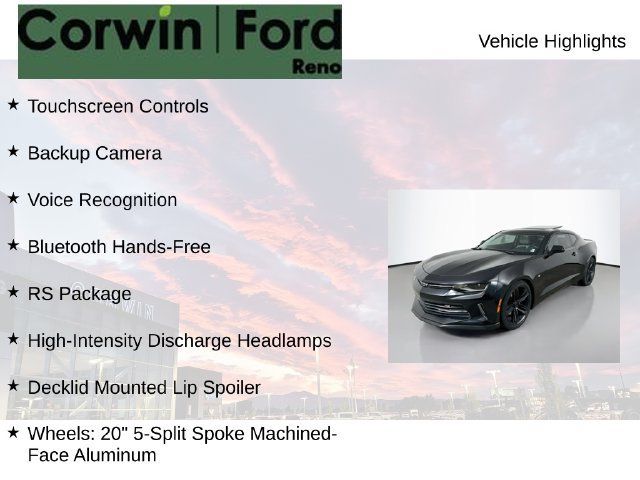 Used 2017 Chevrolet Camaro LT w/ RS Package RWD image 8