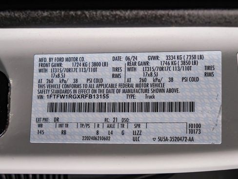 Used 2024 Ford F150 Raptor image 60