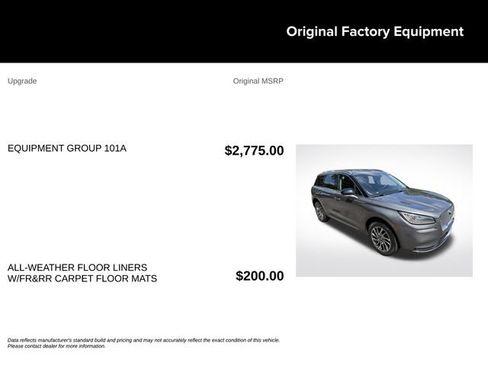 Certified 2022 Lincoln Corsair AWD w/ Equipment Group 101A image 10