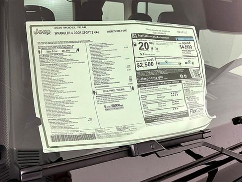 New 2026 Jeep Wrangler Sport S image 14