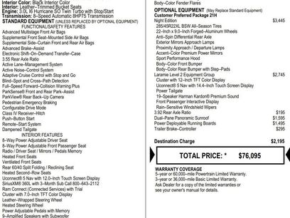 New 2026 RAM 1500 Laramie w/ Night Edition