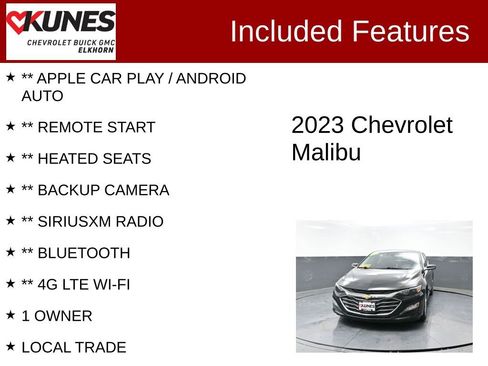 Used 2023 Chevrolet Malibu LT image 2