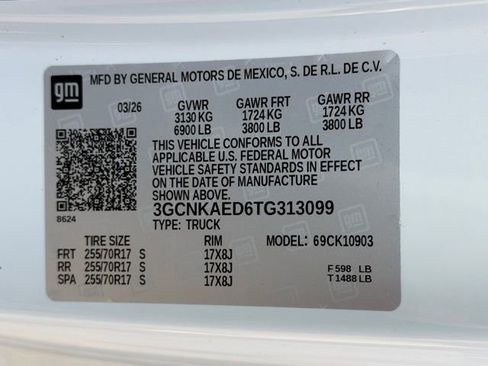 New 2026 Chevrolet Silverado 1500 W/T AWD/4WD image 20
