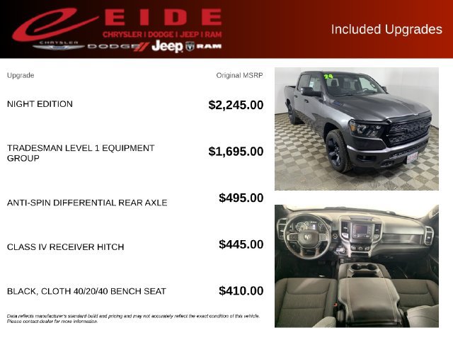 Used 2024 RAM 1500 Tradesman w/ Night Edition AWD/4WD image 13