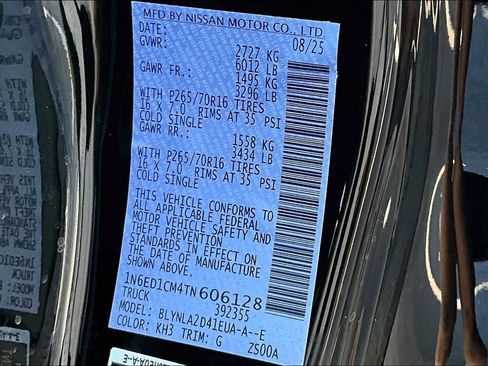 New 2026 Nissan Frontier S image 22