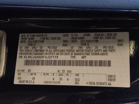 Used 2015 Lincoln MKC AWD w/ Equipment Group 102A Reserve image 33