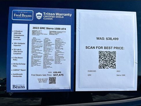 Used 2022 GMC Sierra 1500 AT4 w/ AT4 Preferred Package image 36