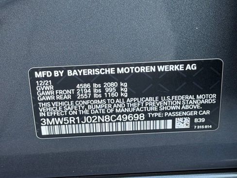 Used 2022 BMW 330i Sedan w/ Driving Assistance Package RWD image 34