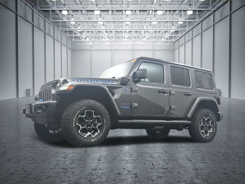 Used 2021 Jeep Wrangler Unlimited Rubicon 4xe w/ Steel Bumper Group AWD/4WD image 30