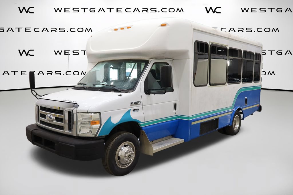 Used 2015 Ford E-450 and Econoline 450 Super Duty w/ Shuttle Bus Prep Package RWD 360° Tour