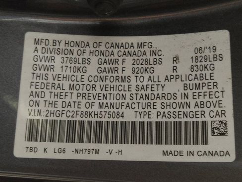 Used 2019 Honda Civic Sport image 33