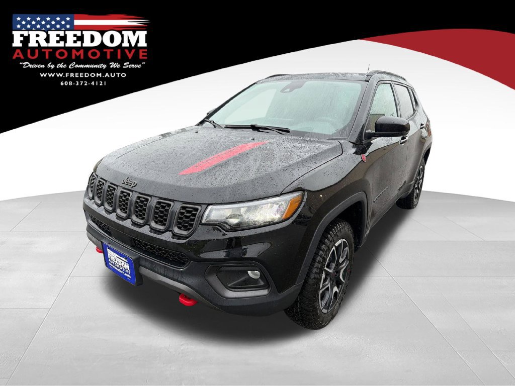 New 2026 Jeep Compass Trailhawk w/ Sun, Sound & Navigation Group AWD/4WD 360° Tour