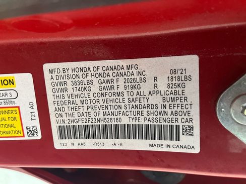 Used 2022 Honda Civic LX image 74