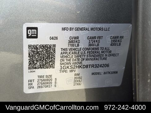 New 2026 GMC Yukon XL AT4 w/ AT4 Premium Package AWD/4WD image 27
