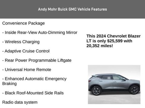Used 2024 Chevrolet Blazer LT w/ Convenience Package image 8