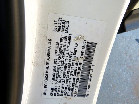 Used 2018 Honda Ridgeline RTL-T image 30