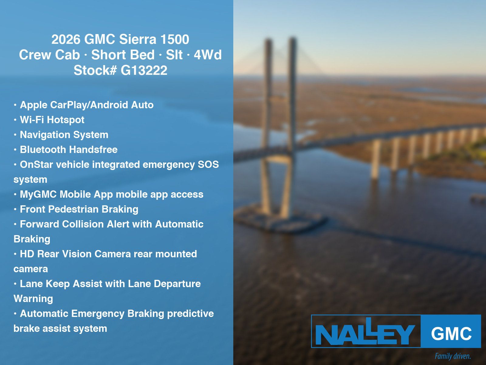 New 2026 GMC Sierra 1500 SLT w/ SLT Premium Plus Package AWD/4WD image 37