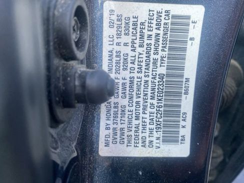 Used 2019 Honda Civic LX image 11