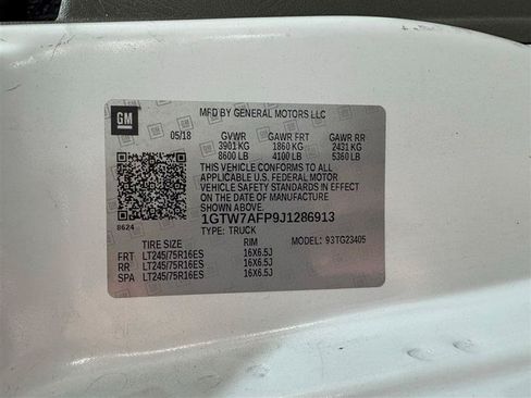 Used 2018 GMC Savana 2500 RWD image 20