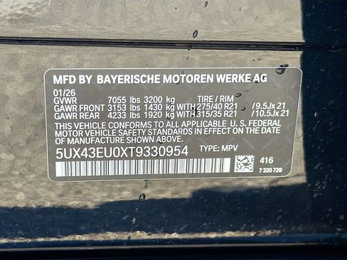 New 2026 BMW X5 xDrive50e w/ M Sport Package image 43