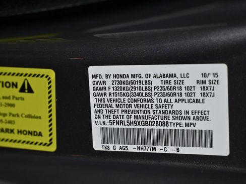 Used 2016 Honda Odyssey Touring image 37