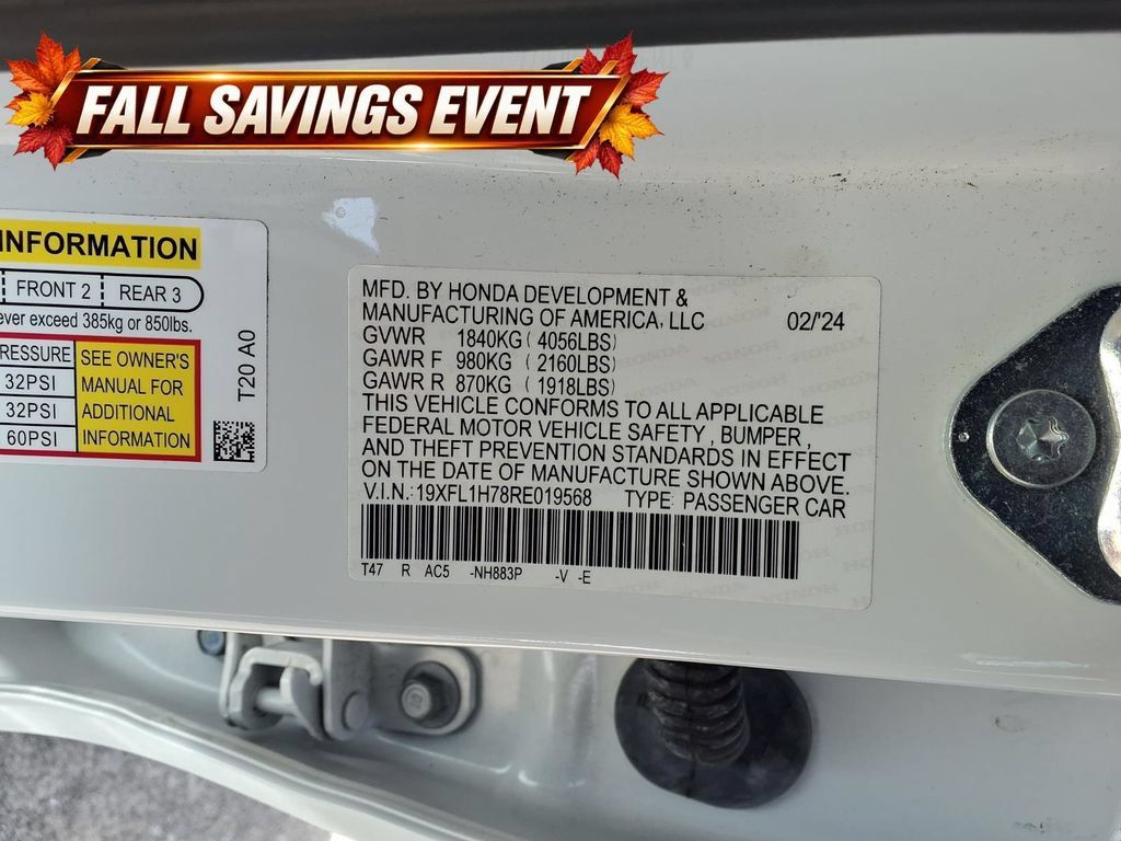 Used 2024 Honda Civic EX-L image 14