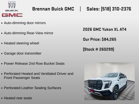 New 2026 GMC Yukon XL AT4 AWD/4WD image 18