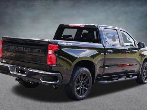 Used 2024 Chevrolet Silverado 1500 Custom w/ Turbomax Blackout Package AWD/4WD image 3