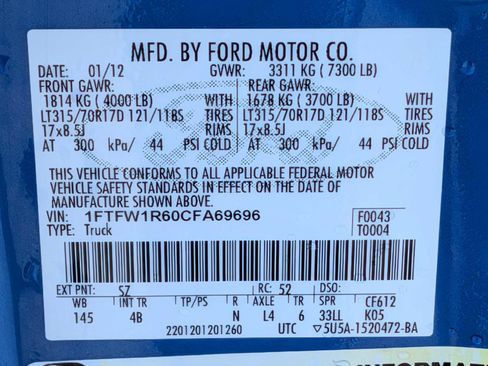 Used 2012 Ford F150 Raptor w/ Raptor Luxury Pkg AWD/4WD image 29