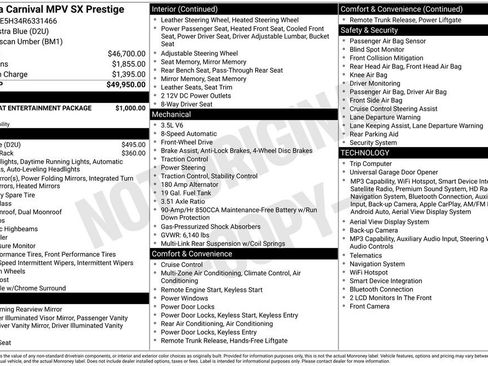Used 2024 Kia Carnival SX Prestige FWD image 12