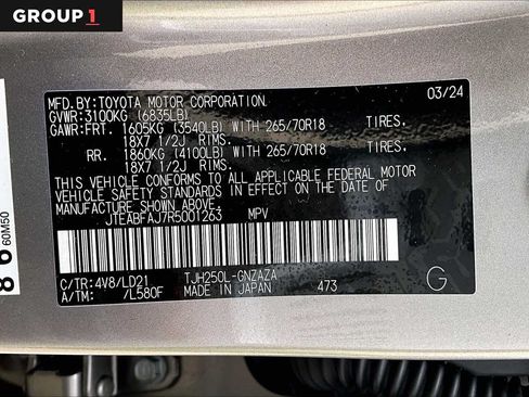 Used 2024 Toyota Land Cruiser AWD/4WD image 36