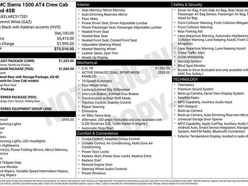 Used 2024 GMC Sierra 1500 AT4 w/ Technology Package AWD/4WD image 2