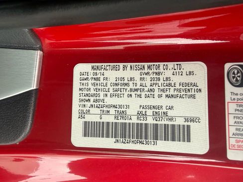 Used 2015 Nissan 370Z Touring Sport image 34