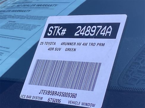 Certified 2025 Toyota 4Runner TRD Off-Road Premium image 36