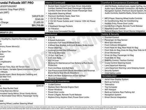 New 2026 Hyundai Palisade XRT Pro image 4