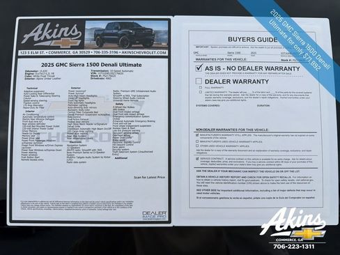 Certified 2025 GMC Sierra 1500 Denali Ultimate AWD/4WD image 23
