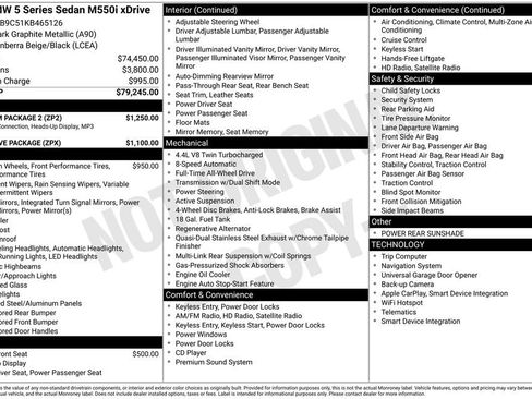 Used 2019 BMW M550i xDrive image 15