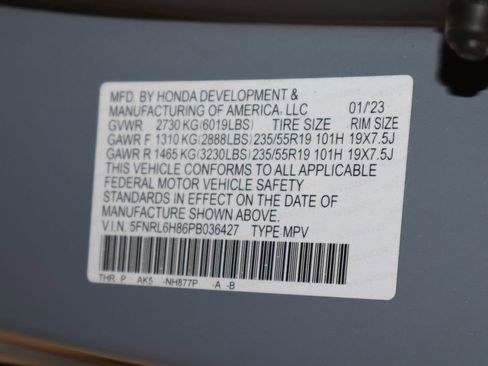 Used 2023 Honda Odyssey Touring image 40