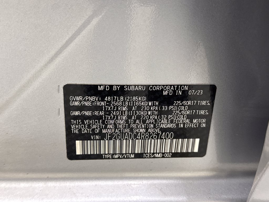 Certified 2024 Subaru Crosstrek 2.0i Premium AWD/4WD image 29