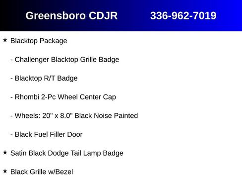 Used 2023 Dodge Challenger R/T w/ Blacktop Package image 10