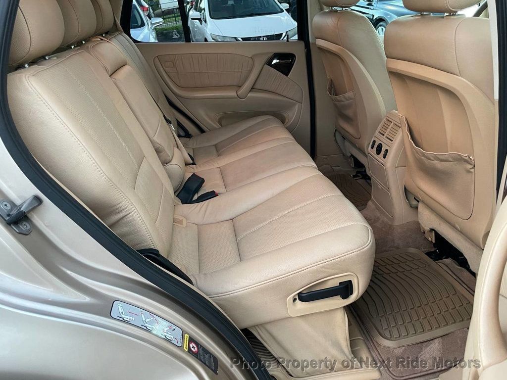 Used 2002 Mercedes-Benz ML 320 4MATIC image 12