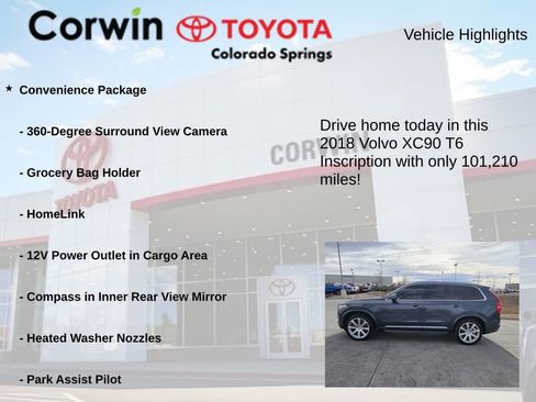 Used 2018 Volvo XC90 T6 Inscription w/ Convenience Package image 7