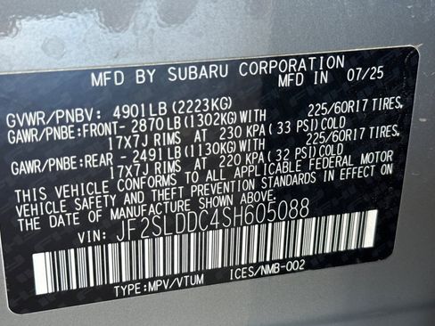 Certified 2025 Subaru Forester Premium w/ Convenience Package #1 AWD/4WD image 27