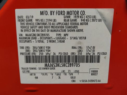Used 2019 Ford EcoSport Titanium AWD/4WD image 33