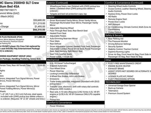 Used 2019 GMC Sierra 2500 SLT w/ Duramax Plus Package image 5