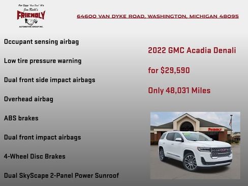 Used 2022 GMC Acadia Denali image 25