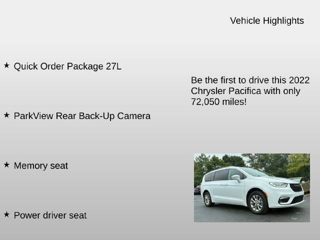 Used 2022 Chrysler Pacifica Touring-L AWD/4WD image 4