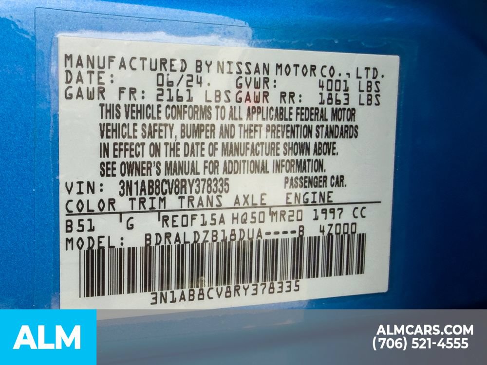 Used 2024 Nissan Sentra SV FWD image 23