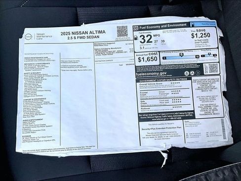 New 2025 Nissan Altima 2.5 S image 14